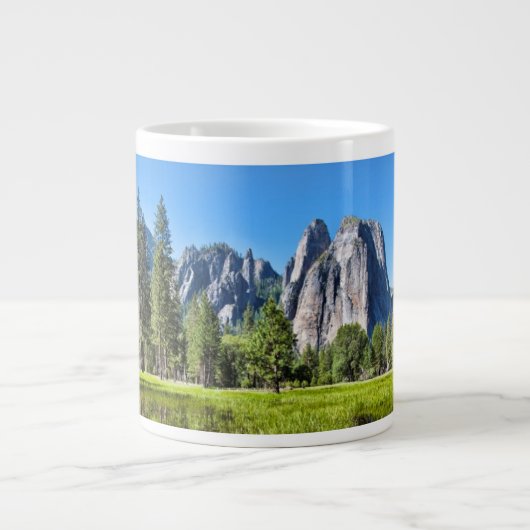 Ruhe in Yosemite Jumbo-Tasse (Vorderseite)