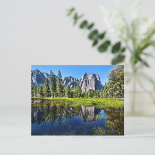 Ruhe in Yosemite Postkarte (Stehend Vorderseite)