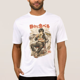 Ruhe inmitten des Chaos – 静かに食べる T-Shirt