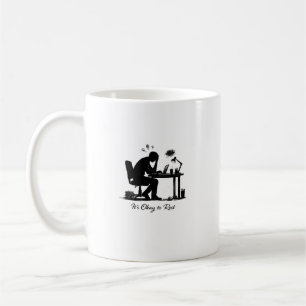 Ruhe Inspirierende psychische Gesundheit Design Kaffeetasse