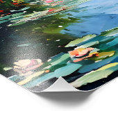 Ruhe: Inspiriert Wasserlilie Fotodruck (Ecke)