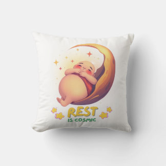 Ruhe ist Cosmic Kids - Süßes schlafendes Baby Kissen