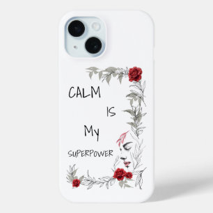 Ruhe ist mein Superheld Selbstvertrauen & Zuvers Case-Mate iPhone Hülle