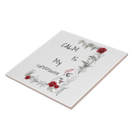 Ruhe ist mein Superheld | Selbstvertrauen & Zuvers Fliese