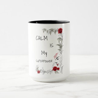 Ruhe ist mein Superheld | Selbstvertrauen & Zuvers Tasse