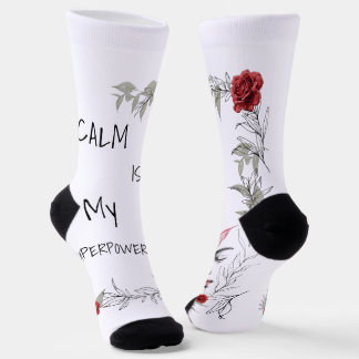 Ruhe ist meine Superkraft | Selbstvertrauen & Zuve Socken