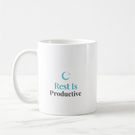 Ruhe ist produktiv – Minimal Motivationstasse Kaffeetasse