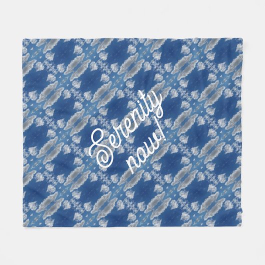 Ruhe jetzt! fleecedecke (Vorderseite (Horizontal))