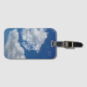 Ruhe jetzt! gepäckanhänger (Vorderseite (Horizontal))