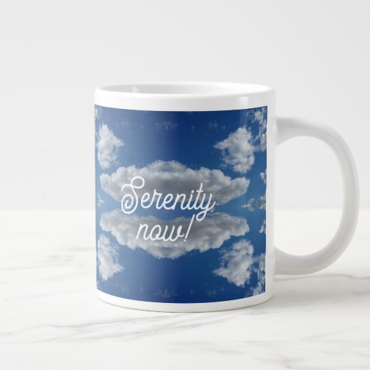 Ruhe jetzt! Jumbo-Tasse (Rechts)