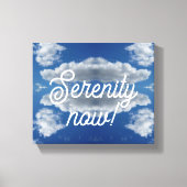 Ruhe jetzt! leinwanddruck (Vorderseite)