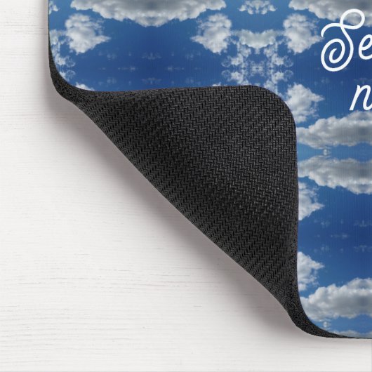 Ruhe jetzt! mousepad (Ecke)