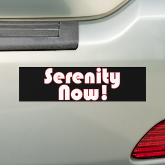 Ruhe jetzt! Slogan Autoaufkleber (Auf Auto)