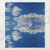 Ruhe jetzt! weinetikett (Einzelnes Label)