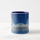 Ruhe jetzt! zweifarbige tasse (Mittel)