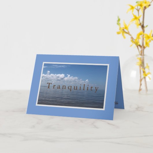 Ruhe Karte (Gelbe Blume)