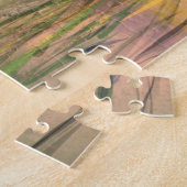 Ruhe - Landschaft des Sonnenfeldes - Originalgemäl Puzzle (Seite)