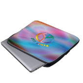 Ruhe! Laptopschutzhülle (Vorne Knopf)