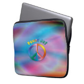Ruhe! Laptopschutzhülle (Vorderseite Links)