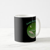 Ruhe läuft tief Walmindfulness Ozean Kaffeetasse (VorderseiteRechts)