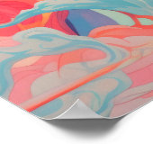 Ruhe: Lebhafte Eleganz Poster (Ecke)