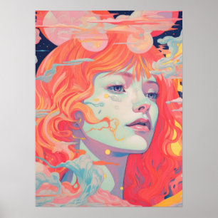 Ruhe: Lebhafte Eleganz Poster