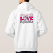 Ruhe, Liebe & Cupcakes! Hoodie (Rückseite)