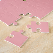 Ruhe, Liebe & Freude - Retro Weihnachtsbaum in Ros Puzzle (Seite)