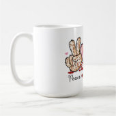 Ruhe, Liebe, Kaffee-Tasse: Stilftiger ☕ Kaffeetasse (Links)