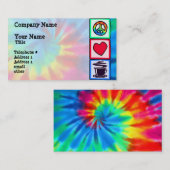 Ruhe, Liebe, Kaffee Visitenkarte (Vorne/Hinten)