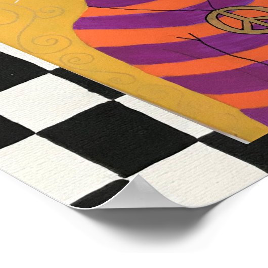 Ruhe, Liebe. Katzen. - Poster (Ecke)