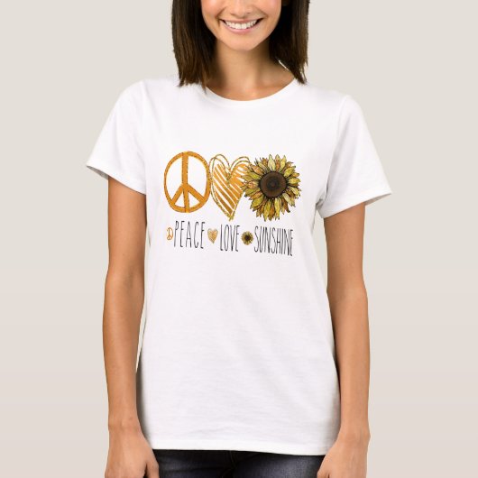 Ruhe Liebe Sonnenschein T-Shirt (Vorderseite)