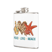 Ruhe, Liebe, Strand | Summer Vibes | VINTAG Flachmann (Links)
