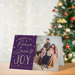 Ruhe, Liebe und Freude am Weihnachtsfest Foto Real