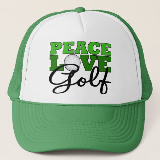 Ruhe, Liebe und Golf Truckerkappe