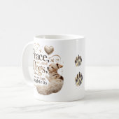Ruhe, Liebe und Hunde Tasse (Vorderseite Links)