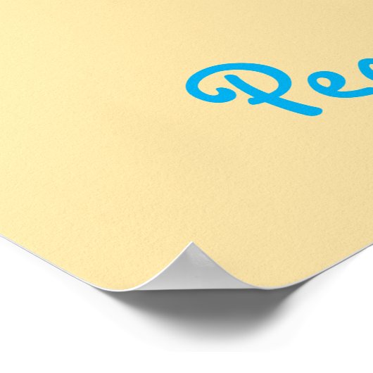 Ruhe, Liebe und Ladybugs. Poster (Ecke)