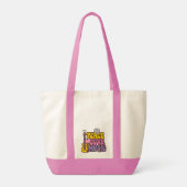 Ruhe, Liebe und Musiktasche Tragetasche (Rückseite)