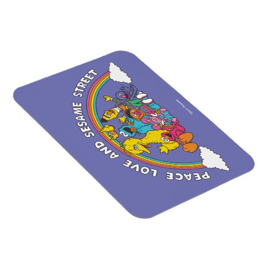 Ruhe, Liebe und Sesamstraße Magnet (Rechte Seite)