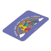 Ruhe, Liebe und Sesamstraße Magnet (Linke Seite)