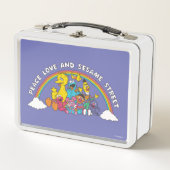 Ruhe, Liebe und Sesamstraße Metall Brotdose (Vorderseite)