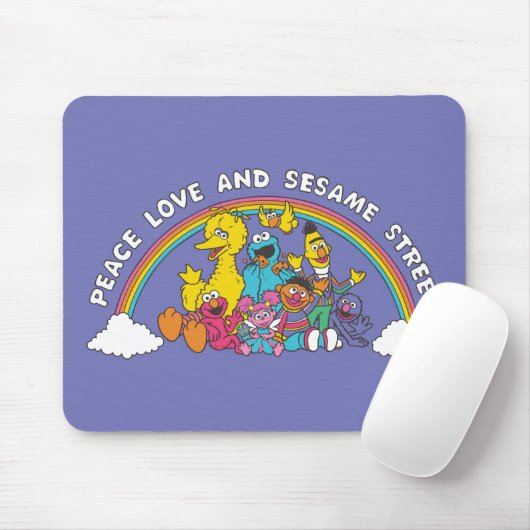 Ruhe, Liebe und Sesamstraße Mousepad (Mit Mouse)