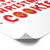 Ruhe, Liebe und Weihnachtskekse Poster (Ecke)