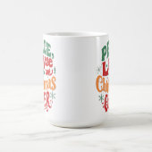 Ruhe, Liebe und Weihnachtsmann - Tasse 15 oz Morph (Zentrum)