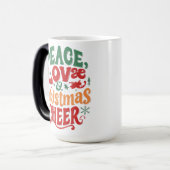 Ruhe, Liebe und Weihnachtsmann - Tasse 15 oz Morph (Vorderseite Links)