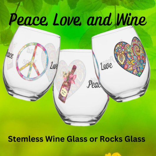 Ruhe, Liebe und Wein - Stein Glas oder