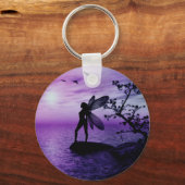 Ruhe (Lila Schlüsselanhänger) Schlüsselanhänger (Vorderseite)