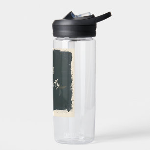 Ruhe - Minimalistisches Motivierend Zitat Trinkflasche