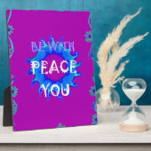 Ruhe mit Ihrer Inspiration Print Fotoplatte (Seite)