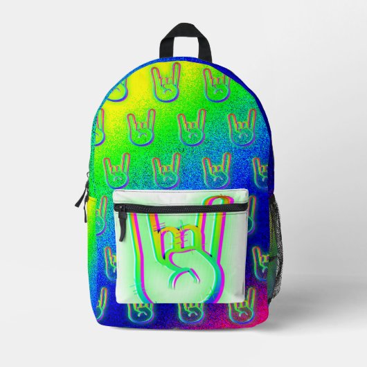 Ruhe mit meinem Auto Bedruckter Rucksack (Vorderseite)